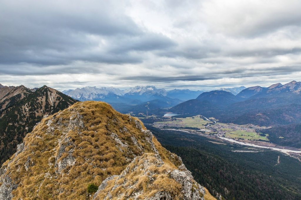 Blick zur Zugspitze