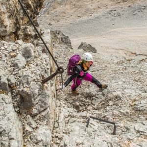 im Klettersteig