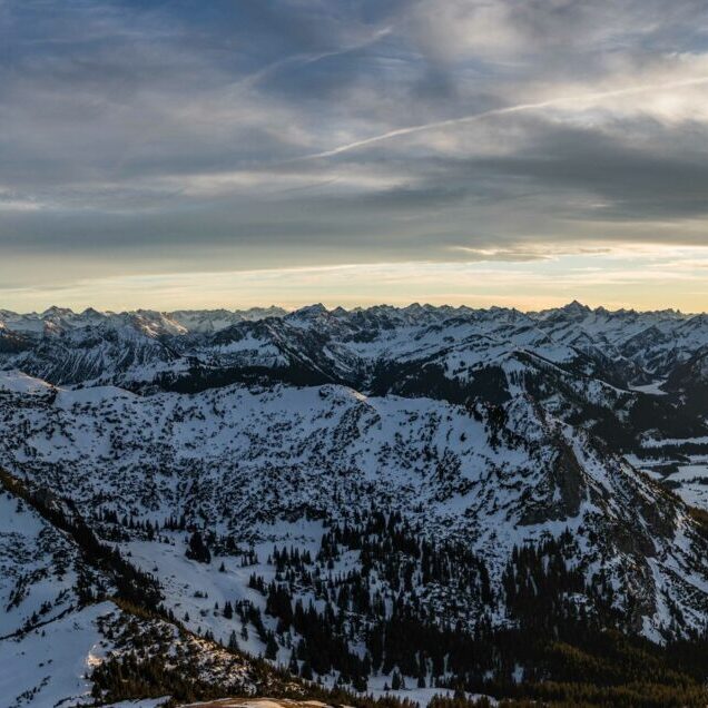 Brentenjoch_Sonnenuntergang_Pano