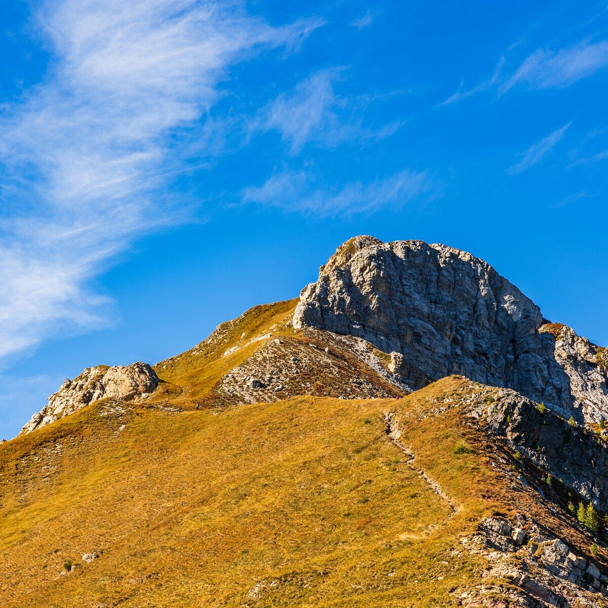Landschaft_Rosengarten_Dolomiten_Viezzena_Viesena_Herbst_Wanderung